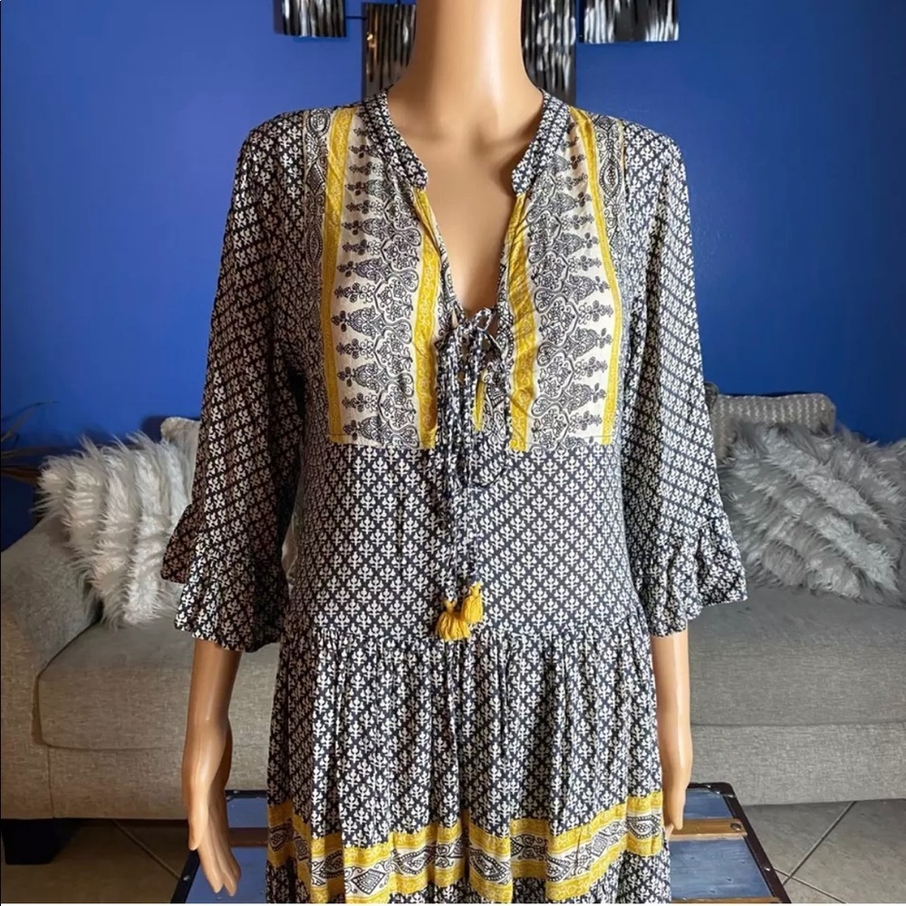 Anthropologie Beachgold Maya Tunic Peasant Dress - Picture 3 of 6